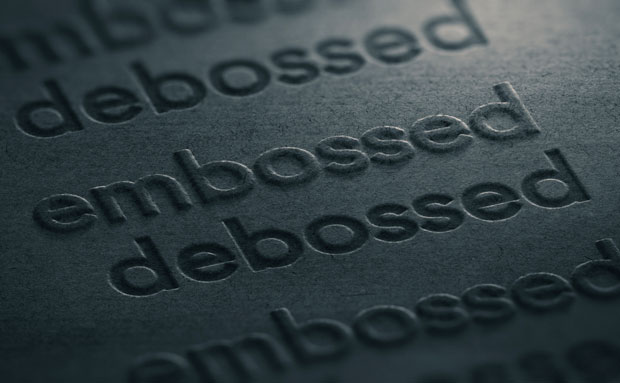 embossing and debossing